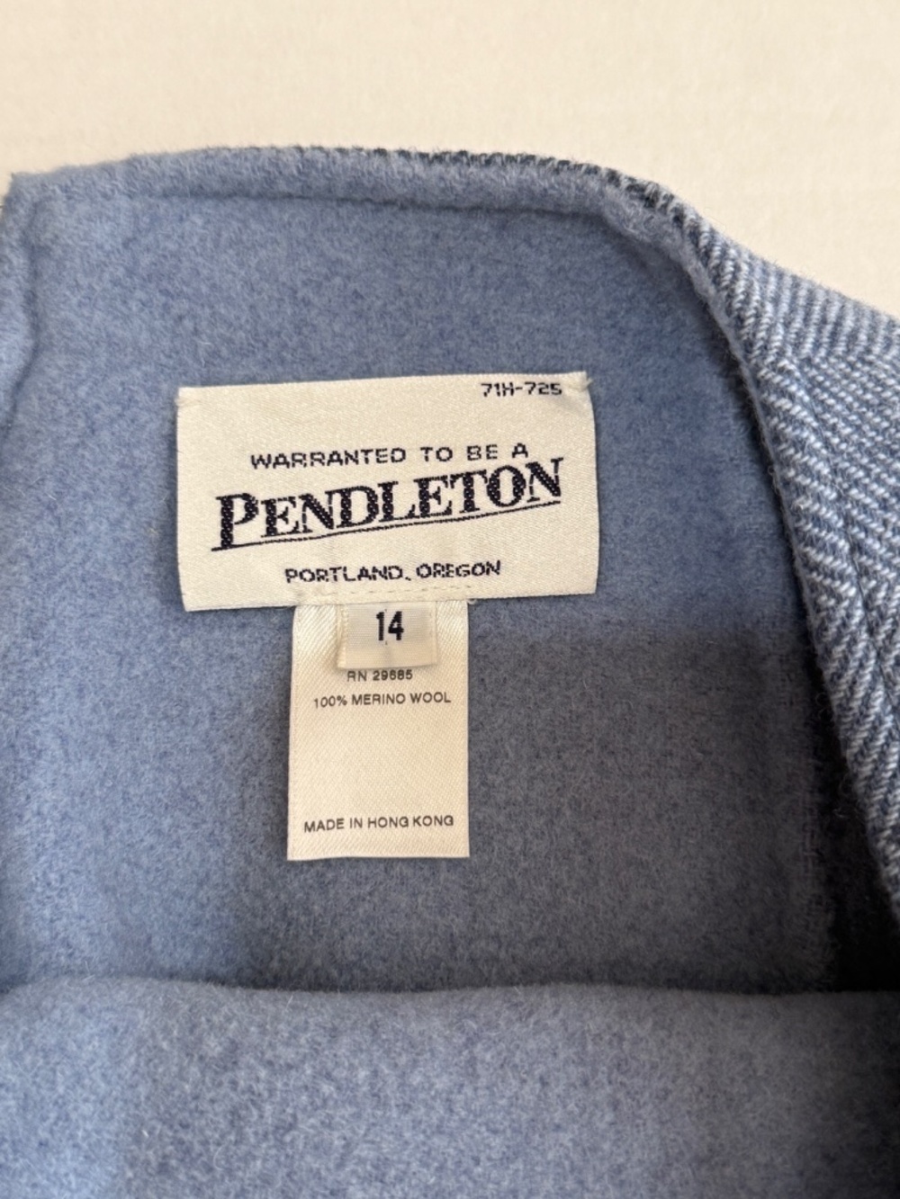 Vintage Pendleton Wool Skirt size 14 - Picture 2 of 6